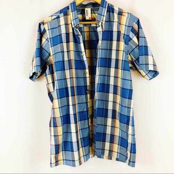Men's Plectrum Short Sleeved Button Down Shirt - Picture 3 of 6